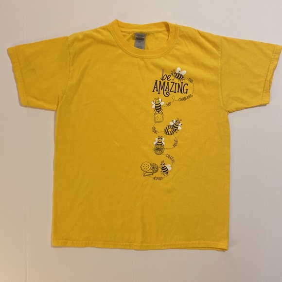 Girl Scout Bee “Be Amazing” T shirt Girls Size Medium - Picture 2 of 7